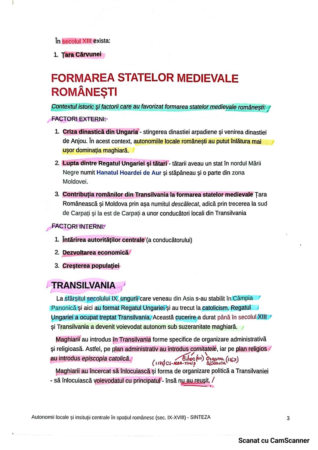 # Autonomii locale și insituții
centrale în spațiul românesc
(sec. IX-XVIII) - SINTEZA
INTRODUCERE
ROMANII POPULARI
Înainte de formarea sta