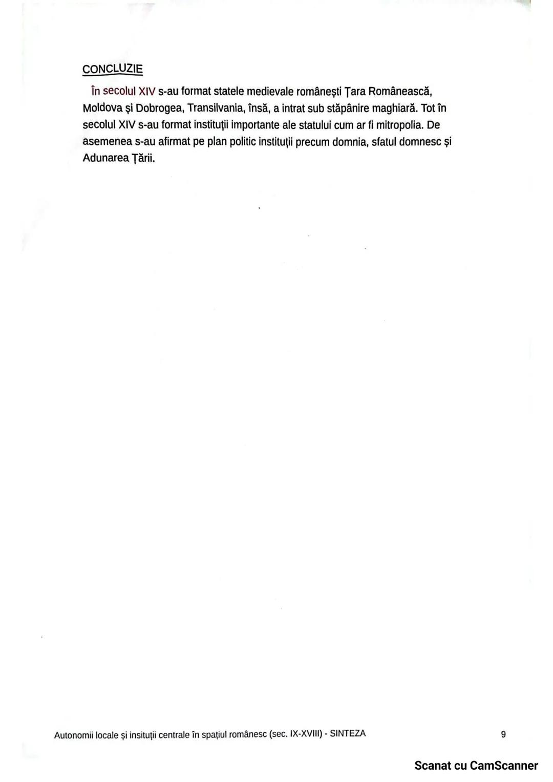 # Autonomii locale și insituții
centrale în spațiul românesc
(sec. IX-XVIII) - SINTEZA
INTRODUCERE
ROMANII POPULARI
Înainte de formarea sta