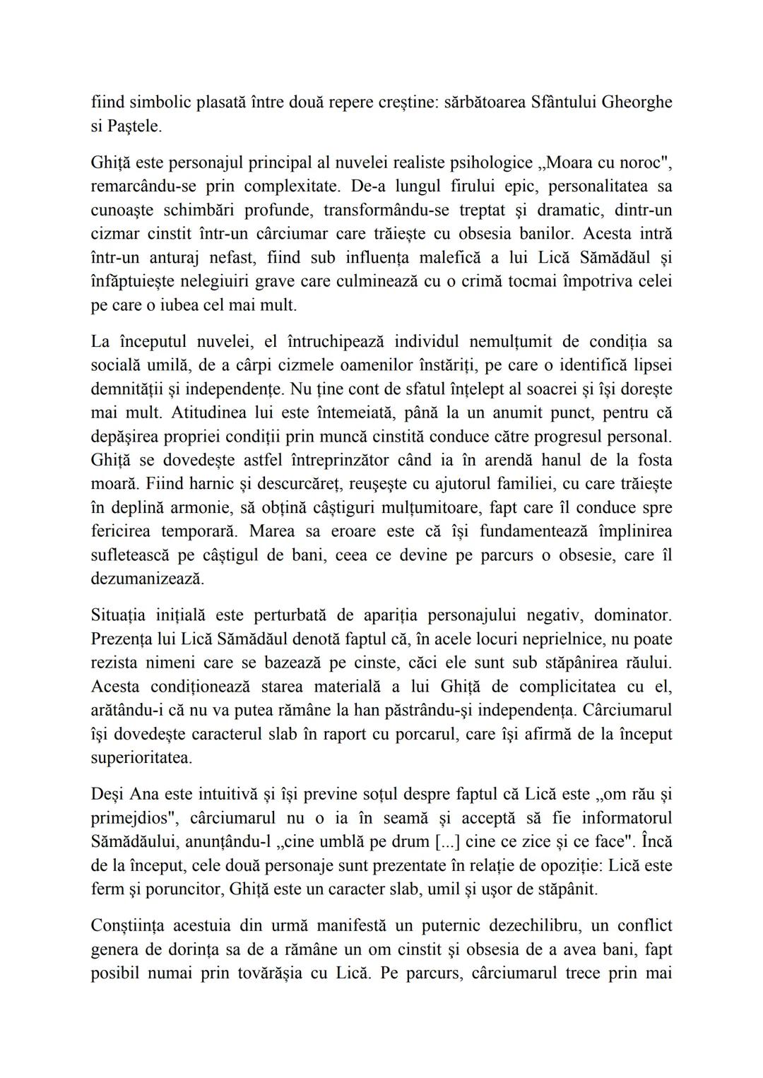 „Moara cu noroc"
-caracterizare de personaj-
De Ioan Slavici
loan Slavici este unul dintre cei patru mari clasici ai literaturii române,