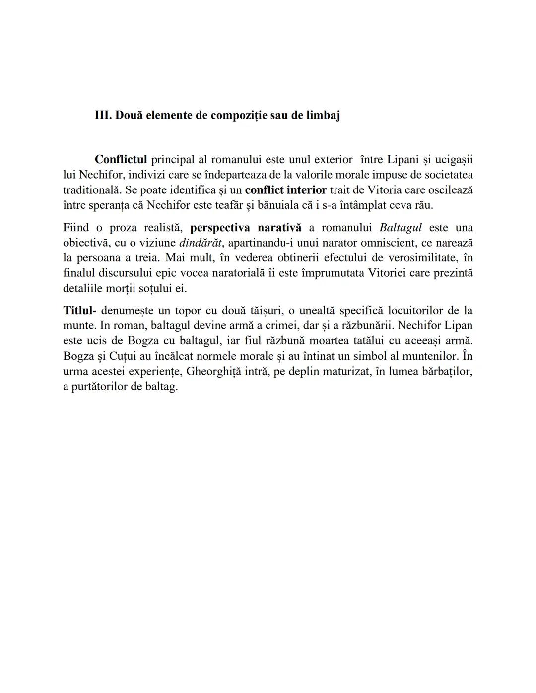# Baltagul
de Mihail Sadoveanu
Mihail Sadoveanu-prozator realist cu activitate literară longevivă, desfășurată în
prima jumătate a secolul