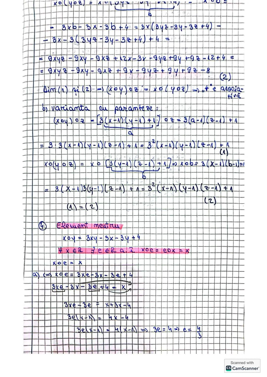 --- OCR Start ---
roprietate ale legilor
de compoziţie
PARTE STABILA
S este parte stabilă a lui M în raport
cu operaţia "*" ($\forall x, y \