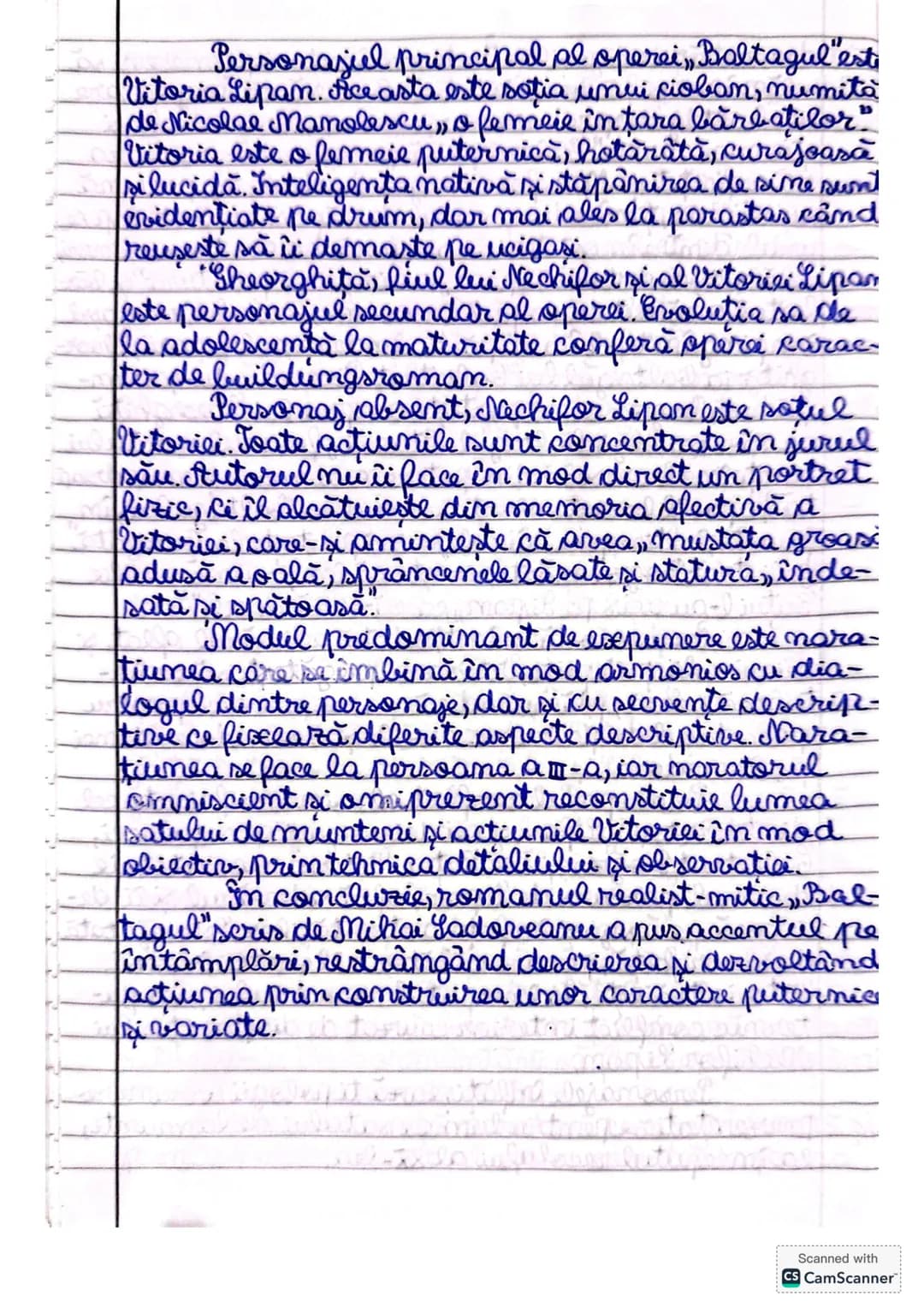 # Baltogul
de Mihail Sadoveanu
Romanul este o specie a genului epic, în
proză, de dimensiuni ample, cu actiune complexa
desfasurată pe mai