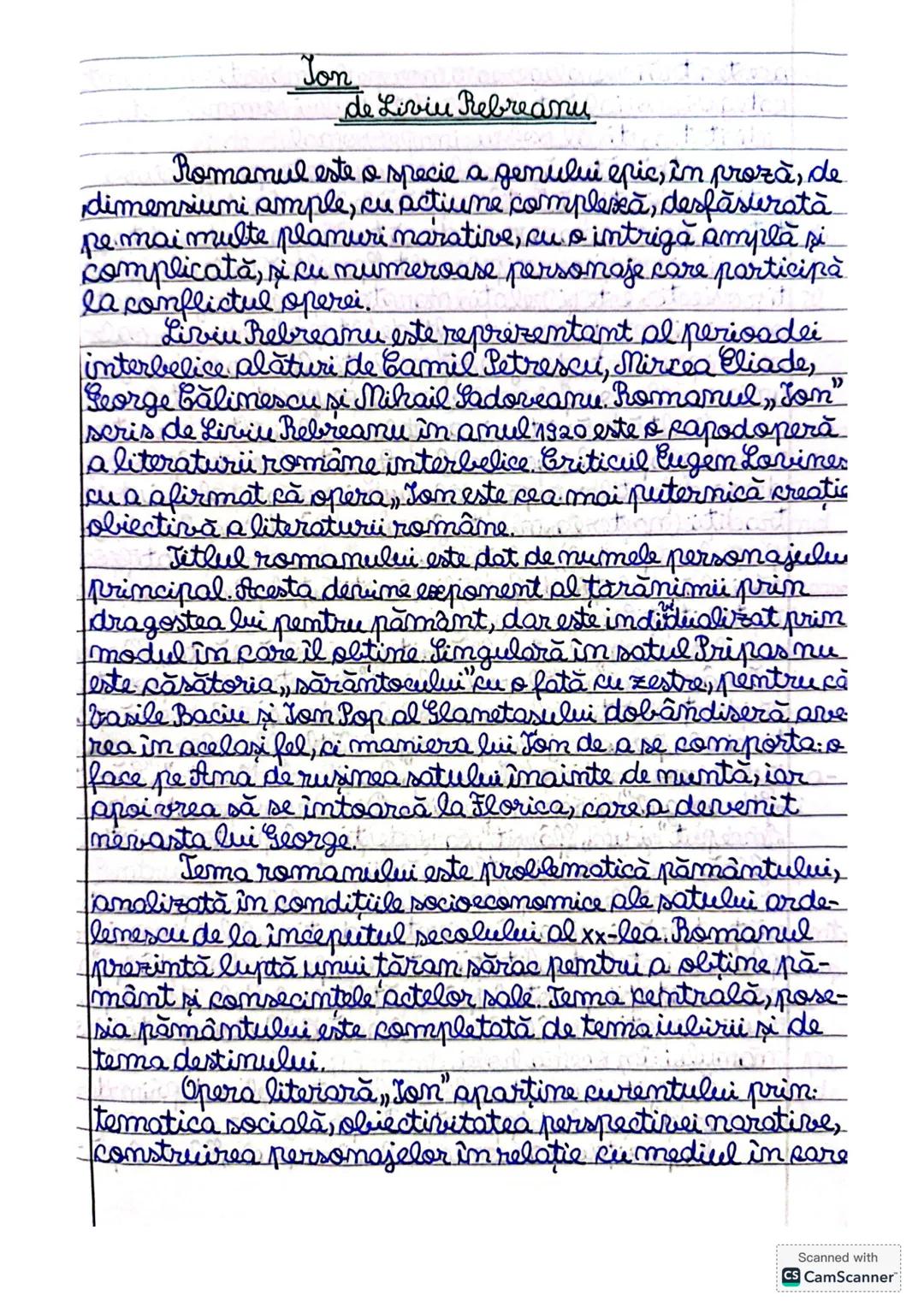 # Ion
de Liviu Rebreanu
Romanul este o specie a genului epic, în proză, de
dimensiuni ample, cu actiune complescă, desfăsierată
pe mai mult
