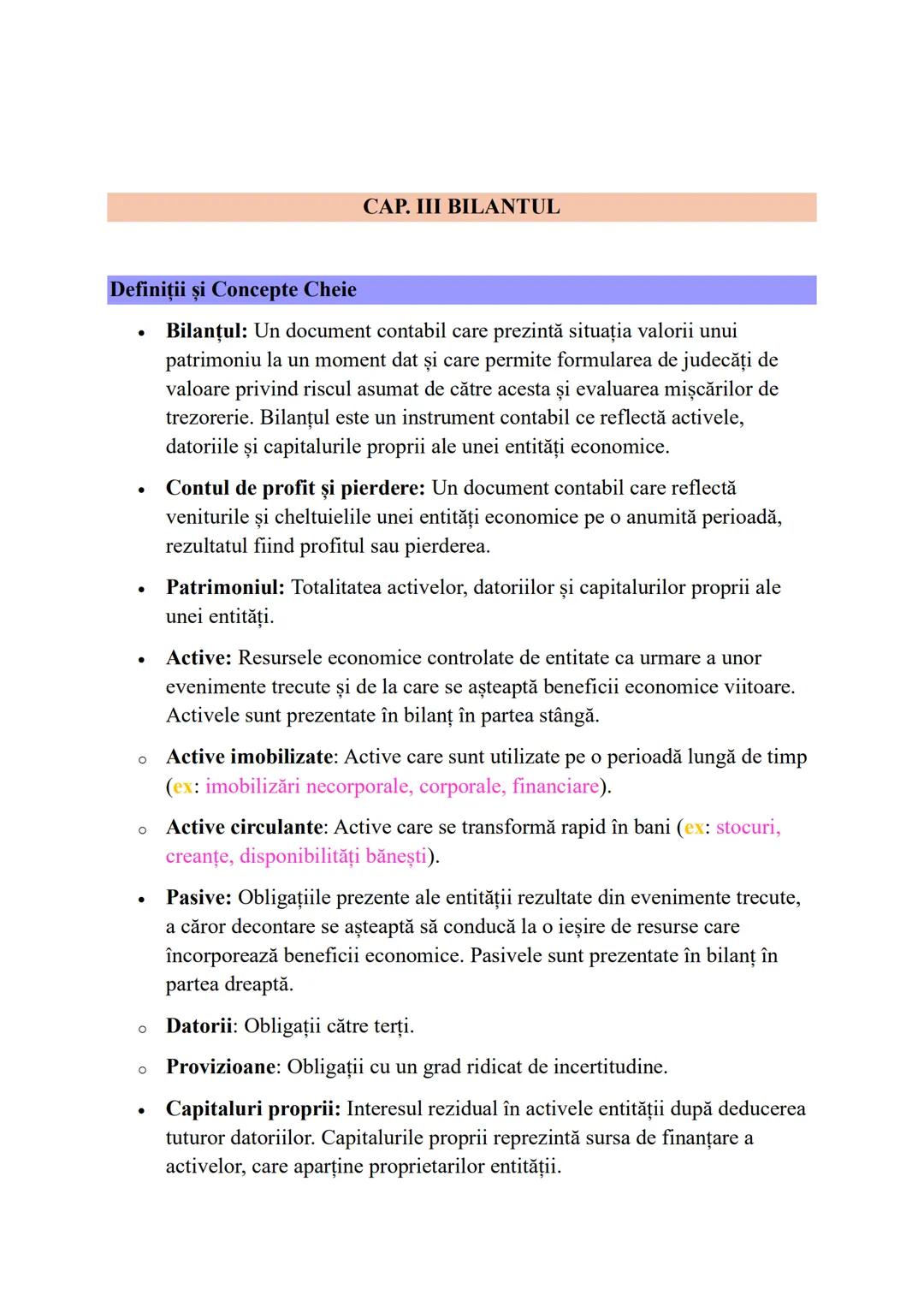 --- OCR Start ---
CURS CONTABILITATE
CAP I. BAZELE CONTABILITATII
Obiectivul Contabilității
Obiectivul principal al contabilității este de a