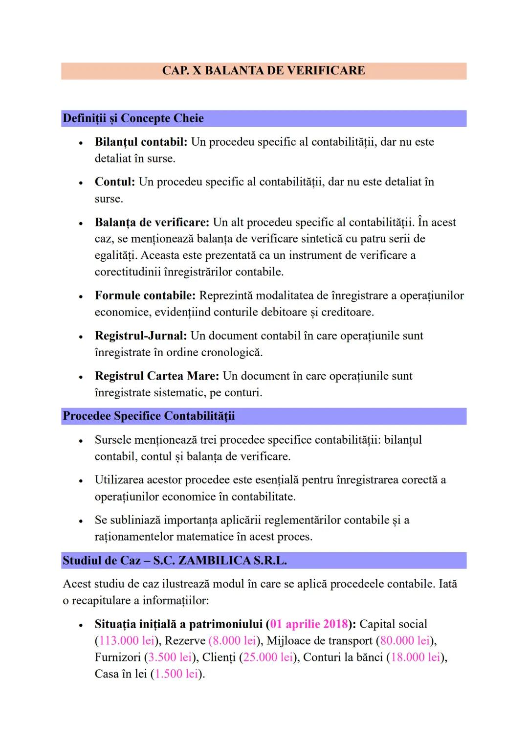 --- OCR Start ---
CURS CONTABILITATE
CAP I. BAZELE CONTABILITATII
Obiectivul Contabilității
Obiectivul principal al contabilității este de a