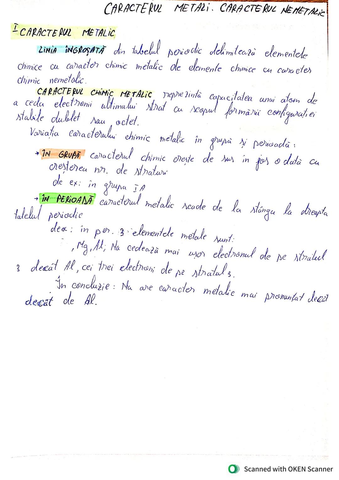 --- OCR Start ---
TABELUL PERIODIC AL
ELEMENTELOR
Relatia dintre configurația electronică și poziția elementului
in tabelul periodic
→n. de