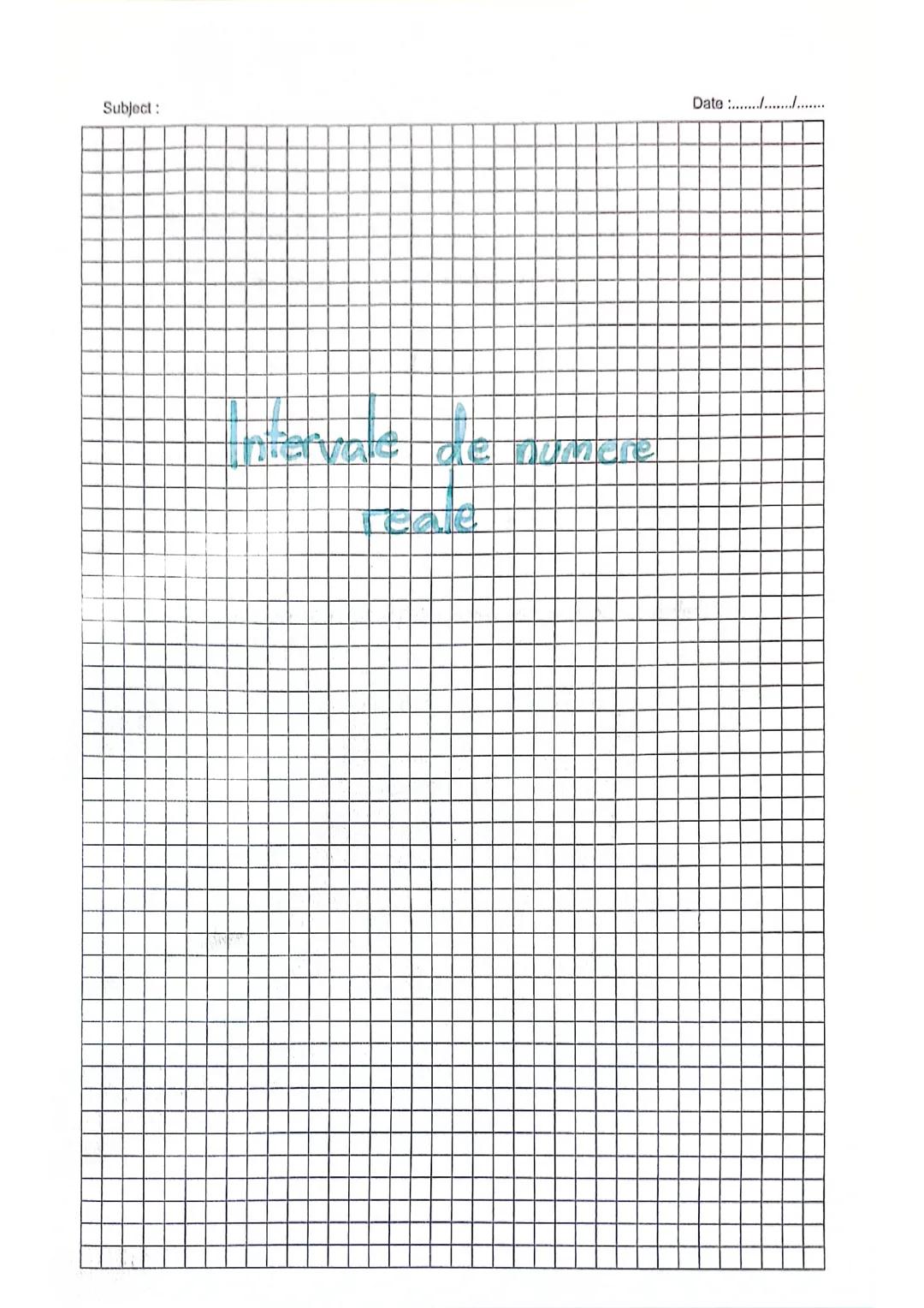 Intervale de numere reale clasa a 8a