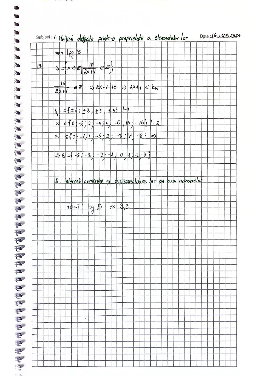 # Subject:
# Date:
Intervale de nombre
reale --- OCR Start ---
Subject: 1. Hultimi definite printr-o proprietate a elementelor lor
man. I