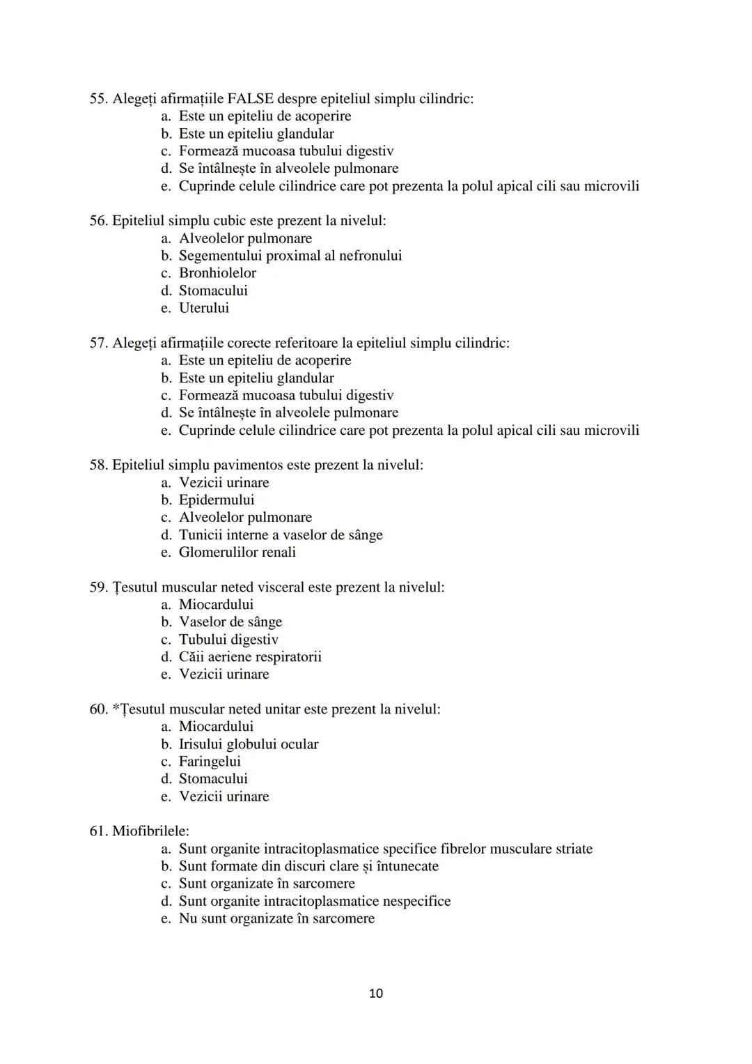 UNIVERSITATEA
DE VEST
"VASILE
GOLDIȘ” DIN
ARAD
FACULTATEA DE
MEDICINĂ
ÎNTREBĂRI
ORIENTATIVE
PENTRU
EXAMENUL DE
ADMITERE
Ediţia 2022 # I.ORGA