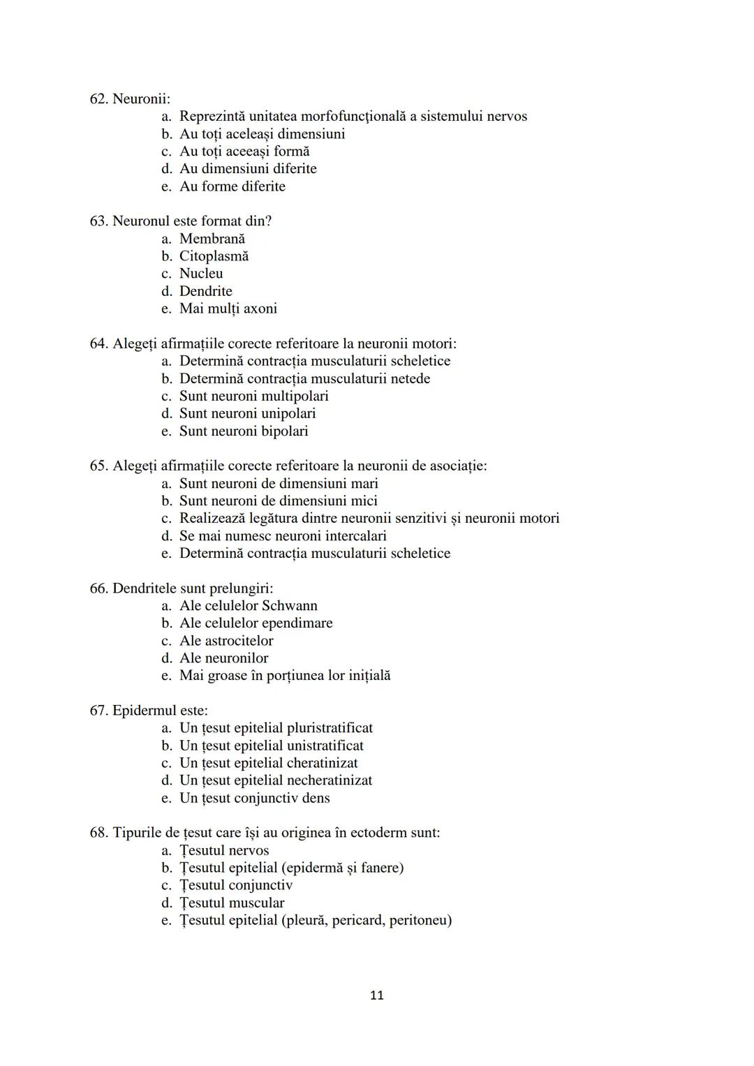 UNIVERSITATEA
DE VEST
"VASILE
GOLDIȘ” DIN
ARAD
FACULTATEA DE
MEDICINĂ
ÎNTREBĂRI
ORIENTATIVE
PENTRU
EXAMENUL DE
ADMITERE
Ediţia 2022 # I.ORGA