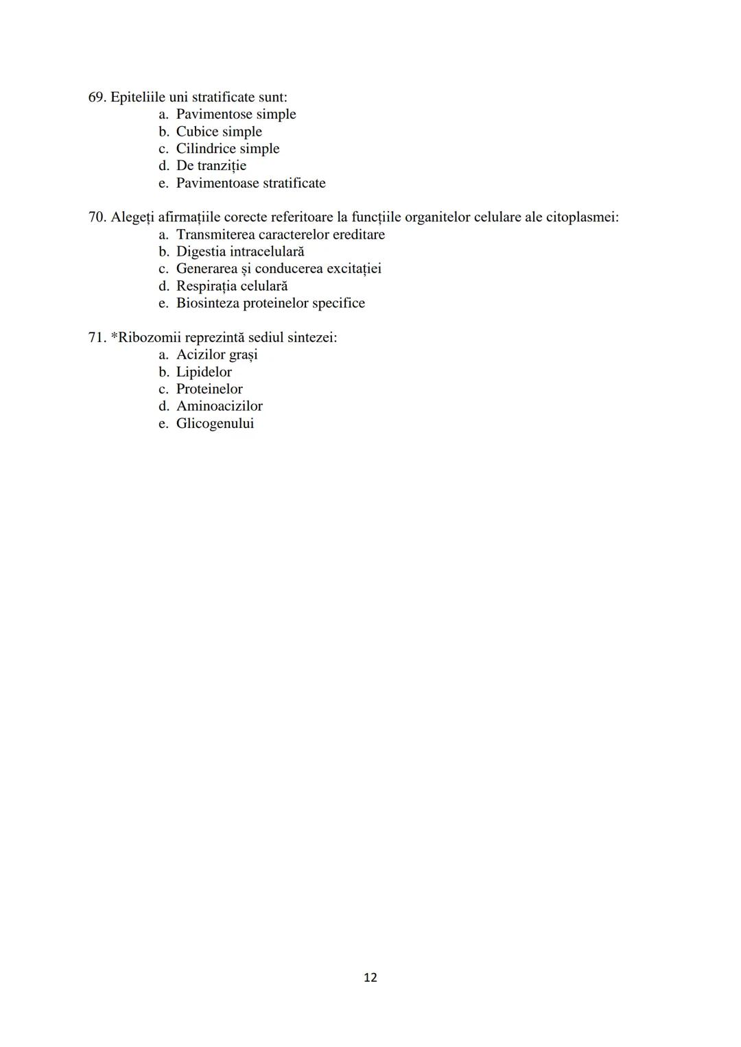 UNIVERSITATEA
DE VEST
"VASILE
GOLDIȘ” DIN
ARAD
FACULTATEA DE
MEDICINĂ
ÎNTREBĂRI
ORIENTATIVE
PENTRU
EXAMENUL DE
ADMITERE
Ediţia 2022 # I.ORGA