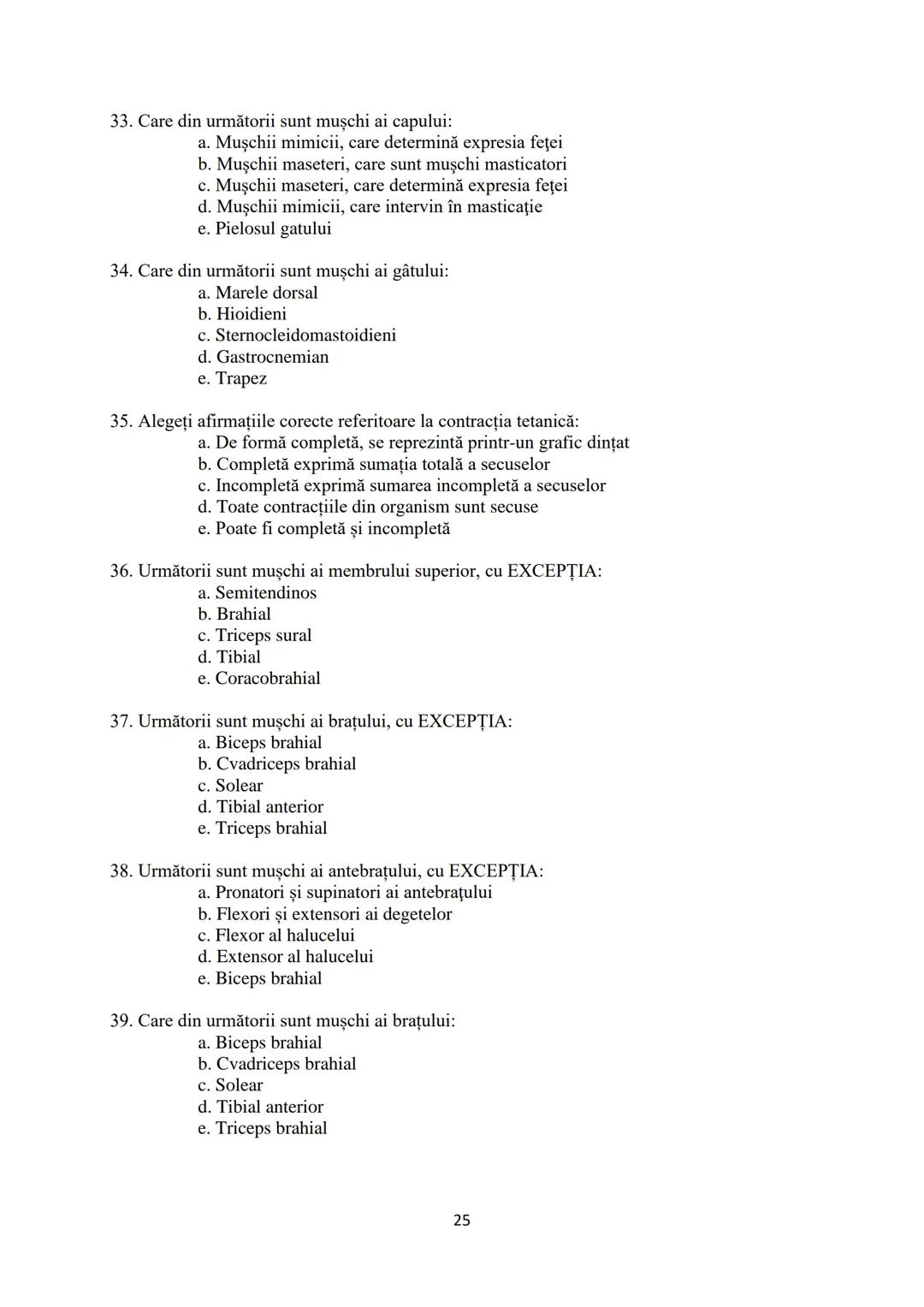 UNIVERSITATEA
DE VEST
"VASILE
GOLDIȘ” DIN
ARAD
FACULTATEA DE
MEDICINĂ
ÎNTREBĂRI
ORIENTATIVE
PENTRU
EXAMENUL DE
ADMITERE
Ediţia 2022 # I.ORGA