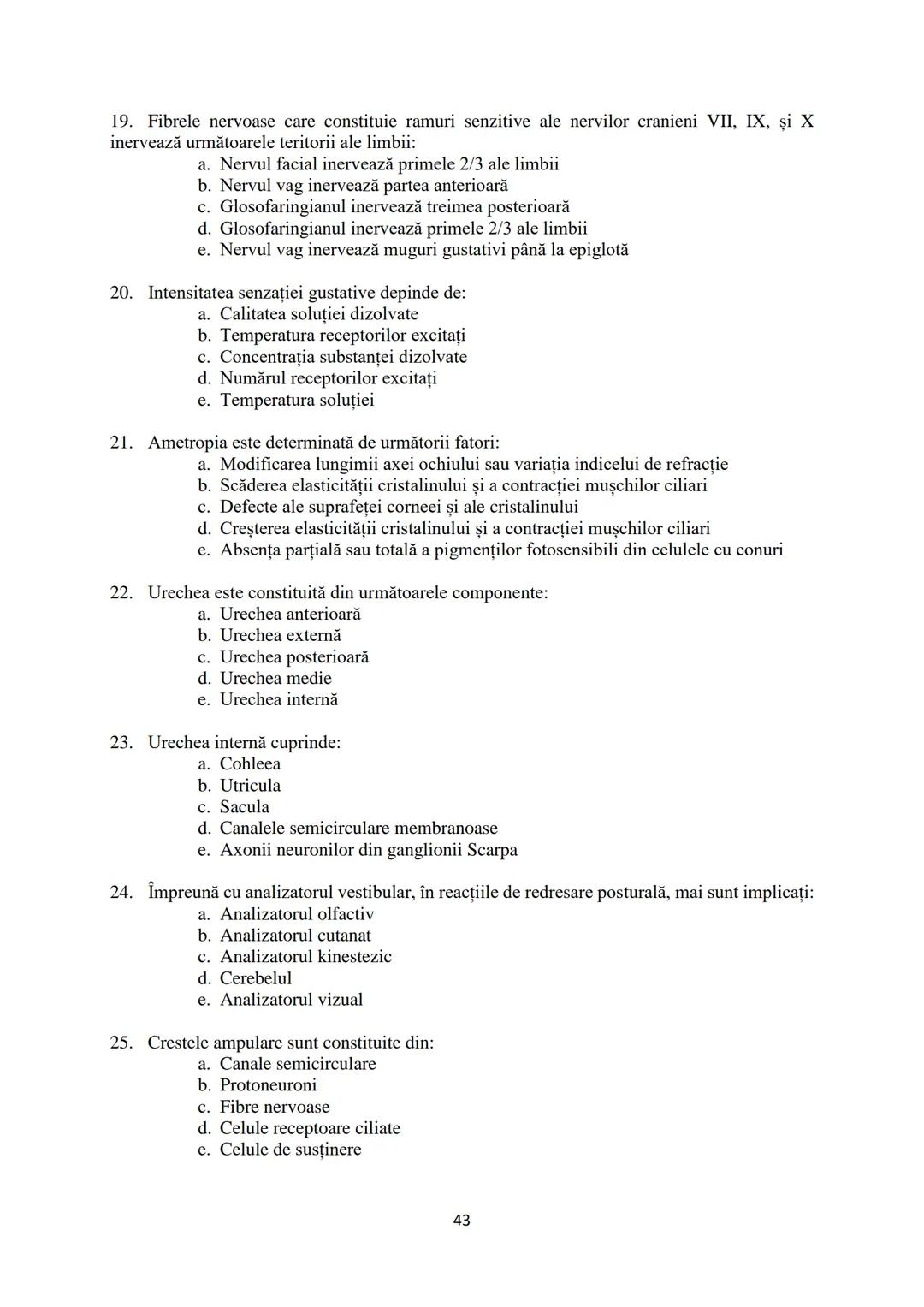 UNIVERSITATEA
DE VEST
"VASILE
GOLDIȘ” DIN
ARAD
FACULTATEA DE
MEDICINĂ
ÎNTREBĂRI
ORIENTATIVE
PENTRU
EXAMENUL DE
ADMITERE
Ediţia 2022 # I.ORGA