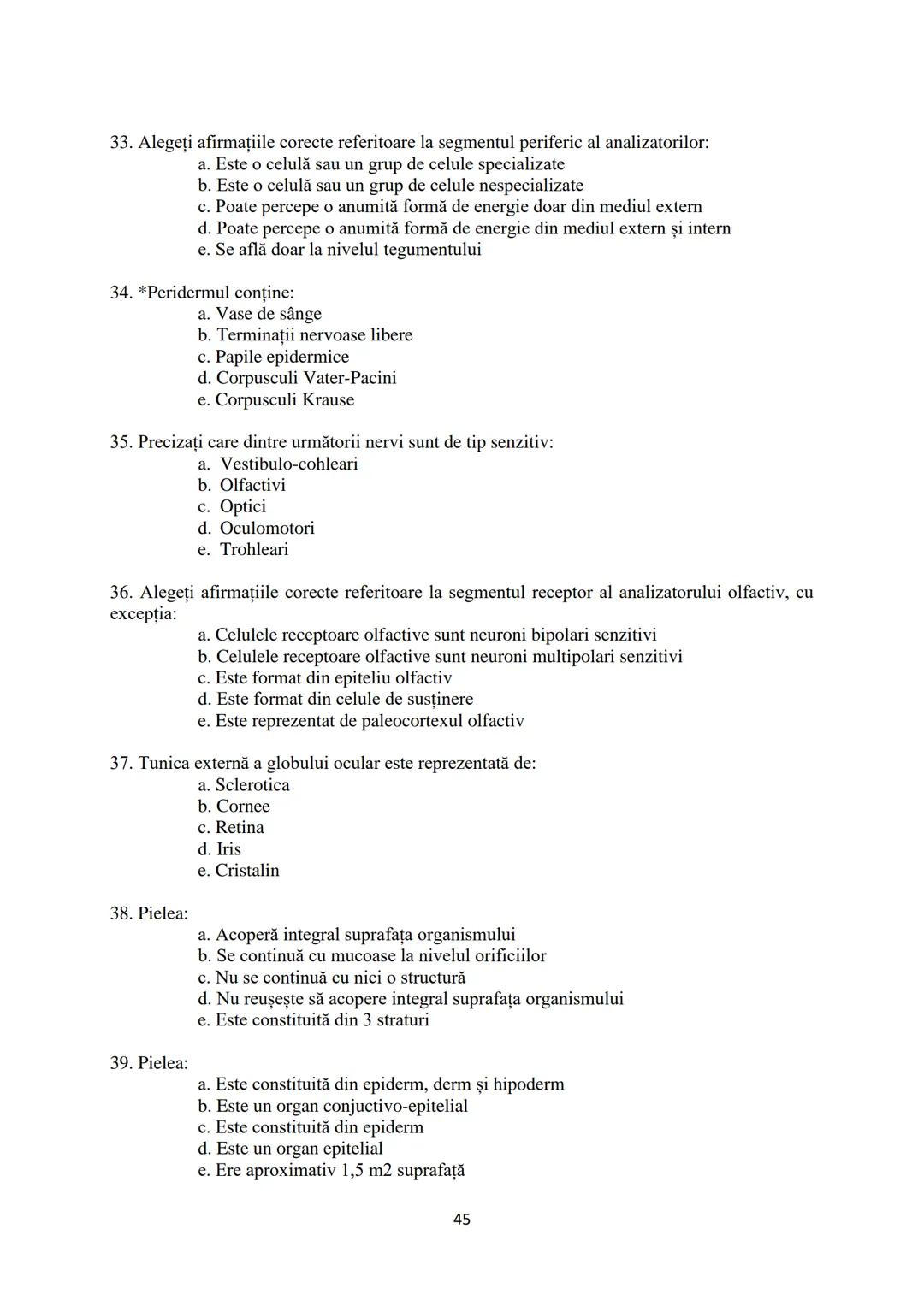 UNIVERSITATEA
DE VEST
"VASILE
GOLDIȘ” DIN
ARAD
FACULTATEA DE
MEDICINĂ
ÎNTREBĂRI
ORIENTATIVE
PENTRU
EXAMENUL DE
ADMITERE
Ediţia 2022 # I.ORGA
