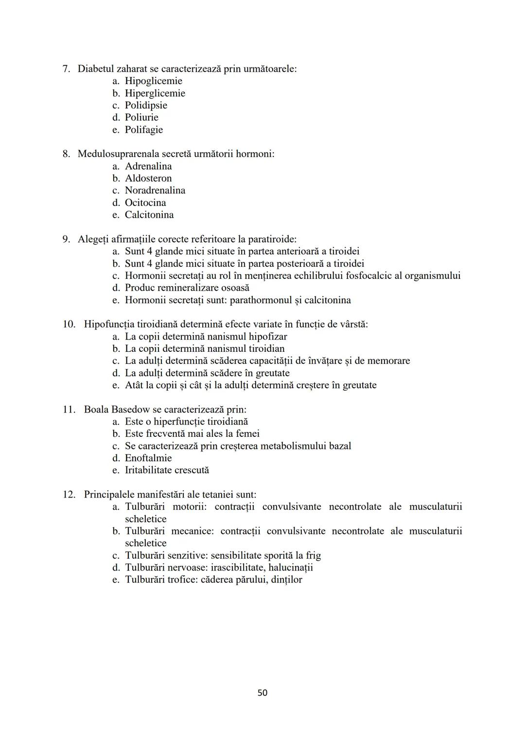 UNIVERSITATEA
DE VEST
"VASILE
GOLDIȘ” DIN
ARAD
FACULTATEA DE
MEDICINĂ
ÎNTREBĂRI
ORIENTATIVE
PENTRU
EXAMENUL DE
ADMITERE
Ediţia 2022 # I.ORGA