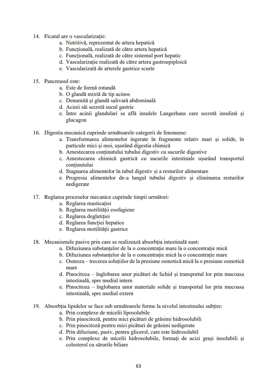 UNIVERSITATEA
DE VEST
"VASILE
GOLDIȘ” DIN
ARAD
FACULTATEA DE
MEDICINĂ
ÎNTREBĂRI
ORIENTATIVE
PENTRU
EXAMENUL DE
ADMITERE
Ediţia 2022 # I.ORGA