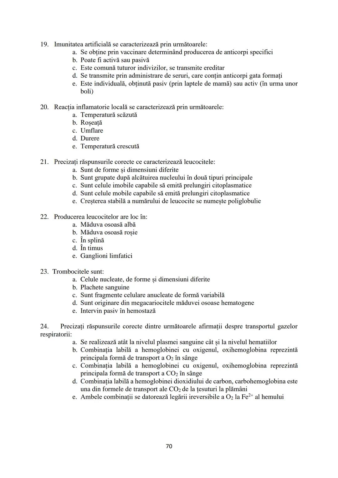 UNIVERSITATEA
DE VEST
"VASILE
GOLDIȘ” DIN
ARAD
FACULTATEA DE
MEDICINĂ
ÎNTREBĂRI
ORIENTATIVE
PENTRU
EXAMENUL DE
ADMITERE
Ediţia 2022 # I.ORGA