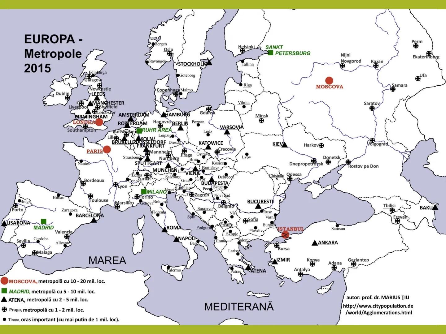 # EUROPA - ROMÂNIA
MATERIAL pentru CLASA a XII-a # EUROPA
STATELE
ISLANDA
REYKJAVIK
OCEANUL ATLANTIC
LISABONA
PORTUGALIA
SPANIA
MAD