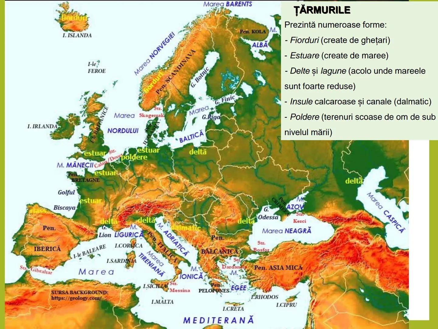 # EUROPA - ROMÂNIA
MATERIAL pentru CLASA a XII-a # EUROPA
STATELE
ISLANDA
REYKJAVIK
OCEANUL ATLANTIC
LISABONA
PORTUGALIA
SPANIA
MAD