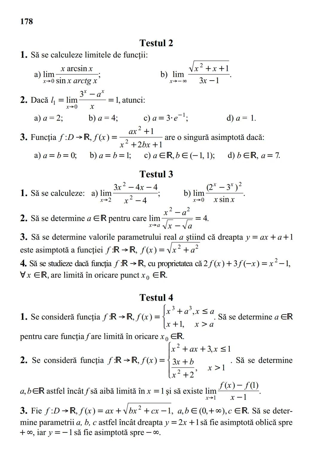 MINISTERUL EDUCAȚIEI ȘI CERCETĂRII
Marius Burtea
Georgeta Burtea
MATEMATICĂ
Manual pentru clasa a XI-a M2
Filiera teoretică, profilul real,