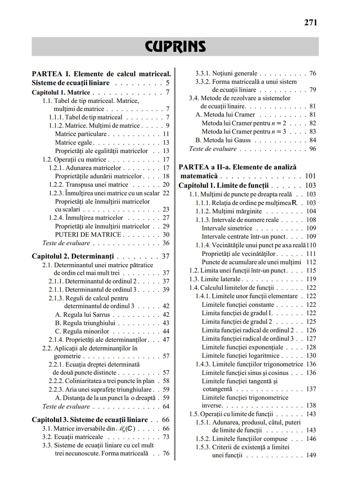 MINISTERUL EDUCAȚIEI ȘI CERCETĂRII
Marius Burtea
Georgeta Burtea
MATEMATICĂ
Manual pentru clasa a XI-a M2
Filiera teoretică, profilul real,