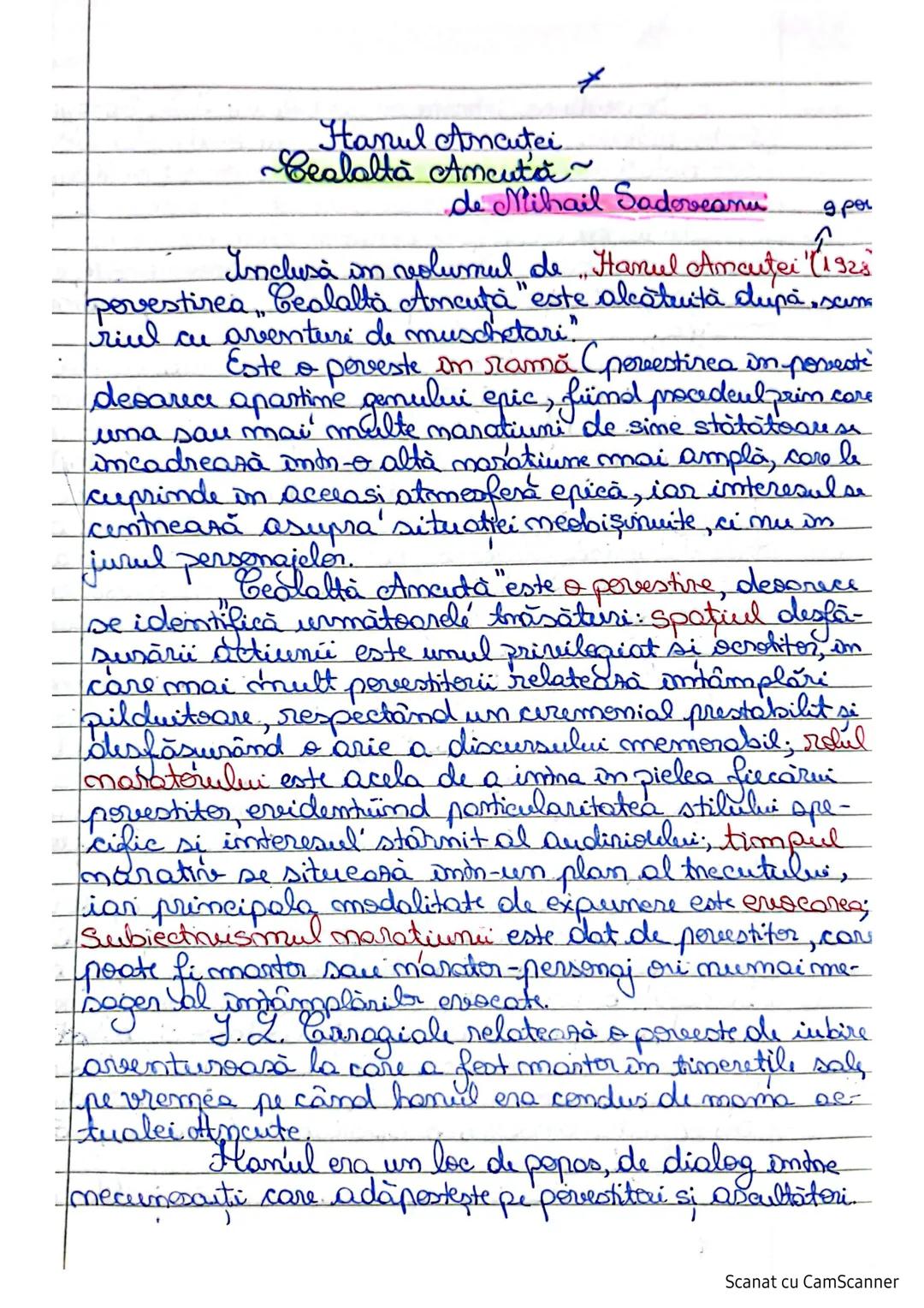 # Hanul Ancutei
~Bealaltă Amcută~
de Mihail Sadoveanu
gpor
Inclusa in volumul de Hanul Ancutei (1928
povestirea „Cealalta Ancuta "este a