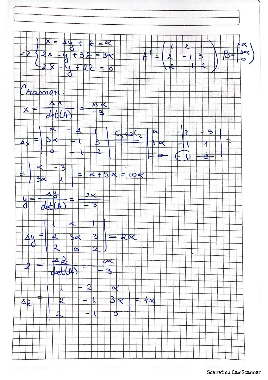 8.01.2025
Sisterme de ecuaţiei limiare
$a_{11} \cdot x_1 + a_{12}x_2 + a_{13}x_3+...+a_{1m}x_m = b_1$
(S) $\begin{cases} a_{21} \cdot x_1