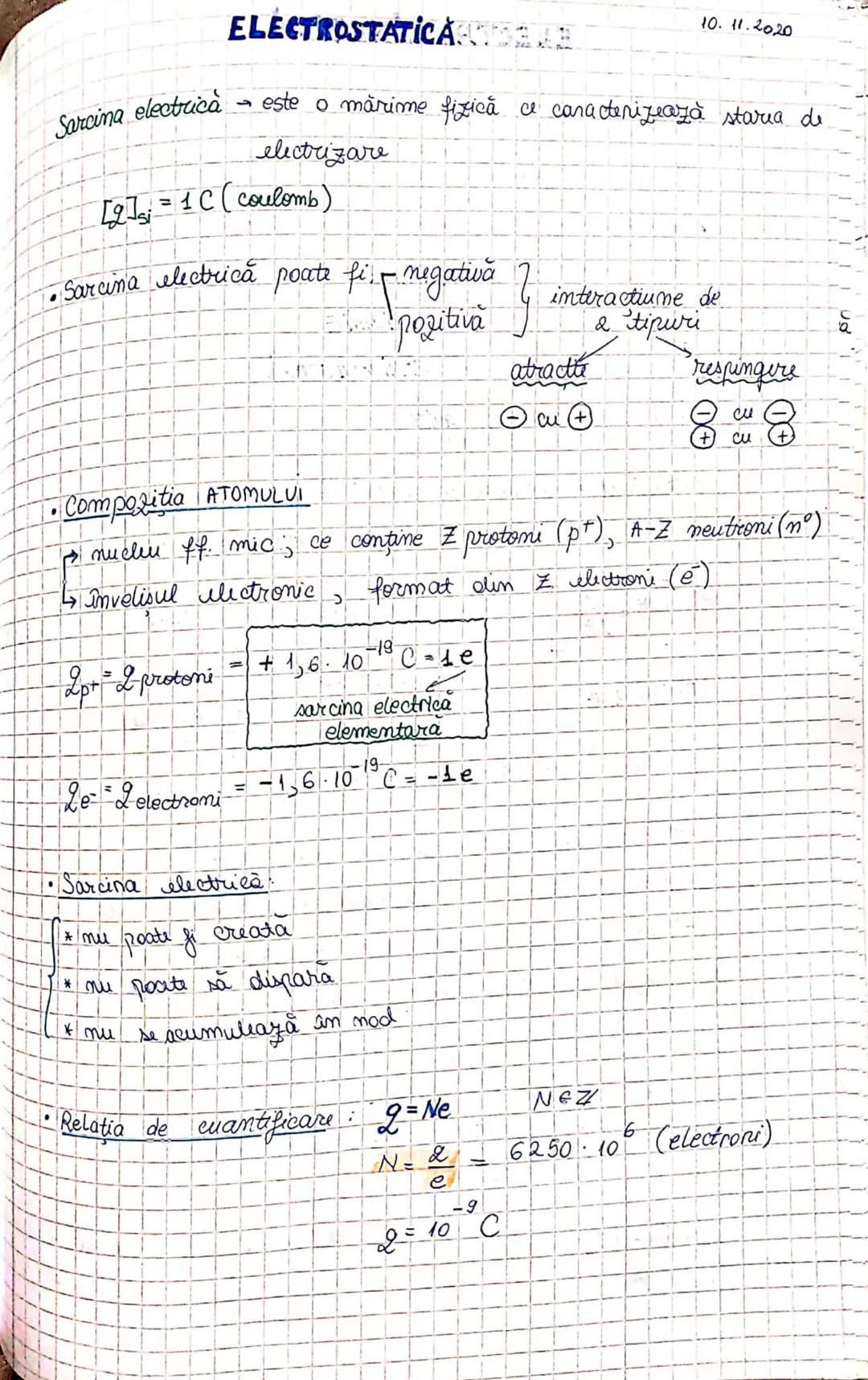 Materie electricitate-admitere medicina