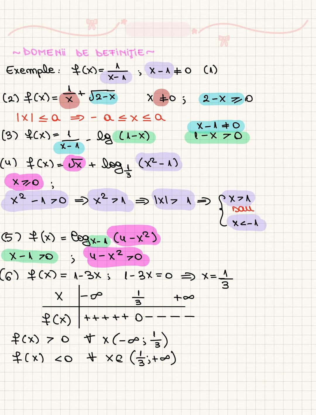 # ASIMPTOTE
1. Asimptote orizontale.
Dacă există $\lim_{x \to \infty} f(x) = l$ (sau o constantă)
$y = asimpt.$ $\Rightarrow$ avem asimpt