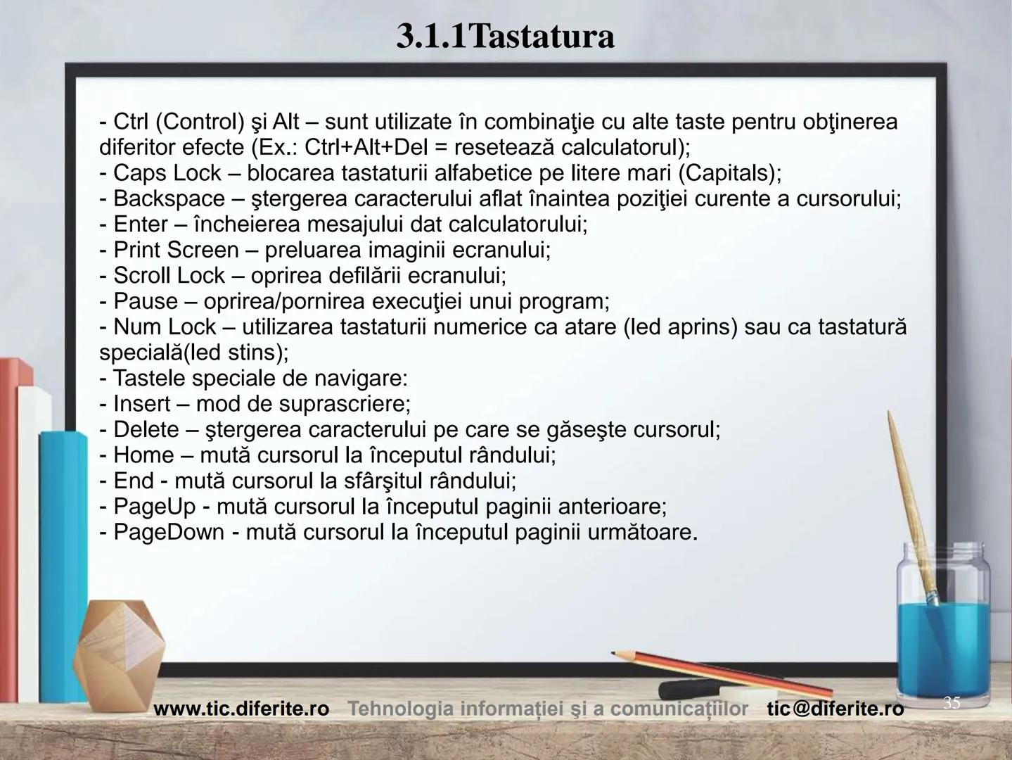 # Structura calculatorului personal
1 Cuprins:
1. Prezentare generală
2. Date. Informaţii. Măsurarea lor
3. Structura unui calculator
4. T