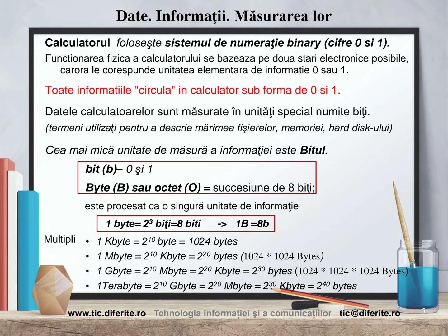 # Structura calculatorului personal
1 Cuprins:
1. Prezentare generală
2. Date. Informaţii. Măsurarea lor
3. Structura unui calculator
4. T