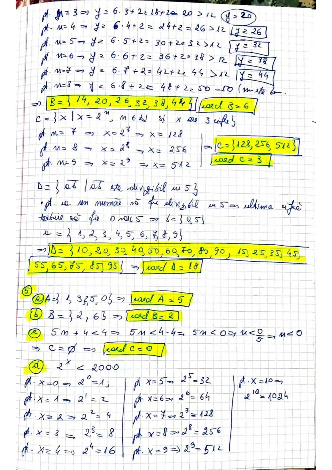 # PROBLEME PROPUSE
1. Stabiliți care dintre următoarele mulțimi este infinită:
a) mulțimea cifrelor impare; b) mulțimea planetelor