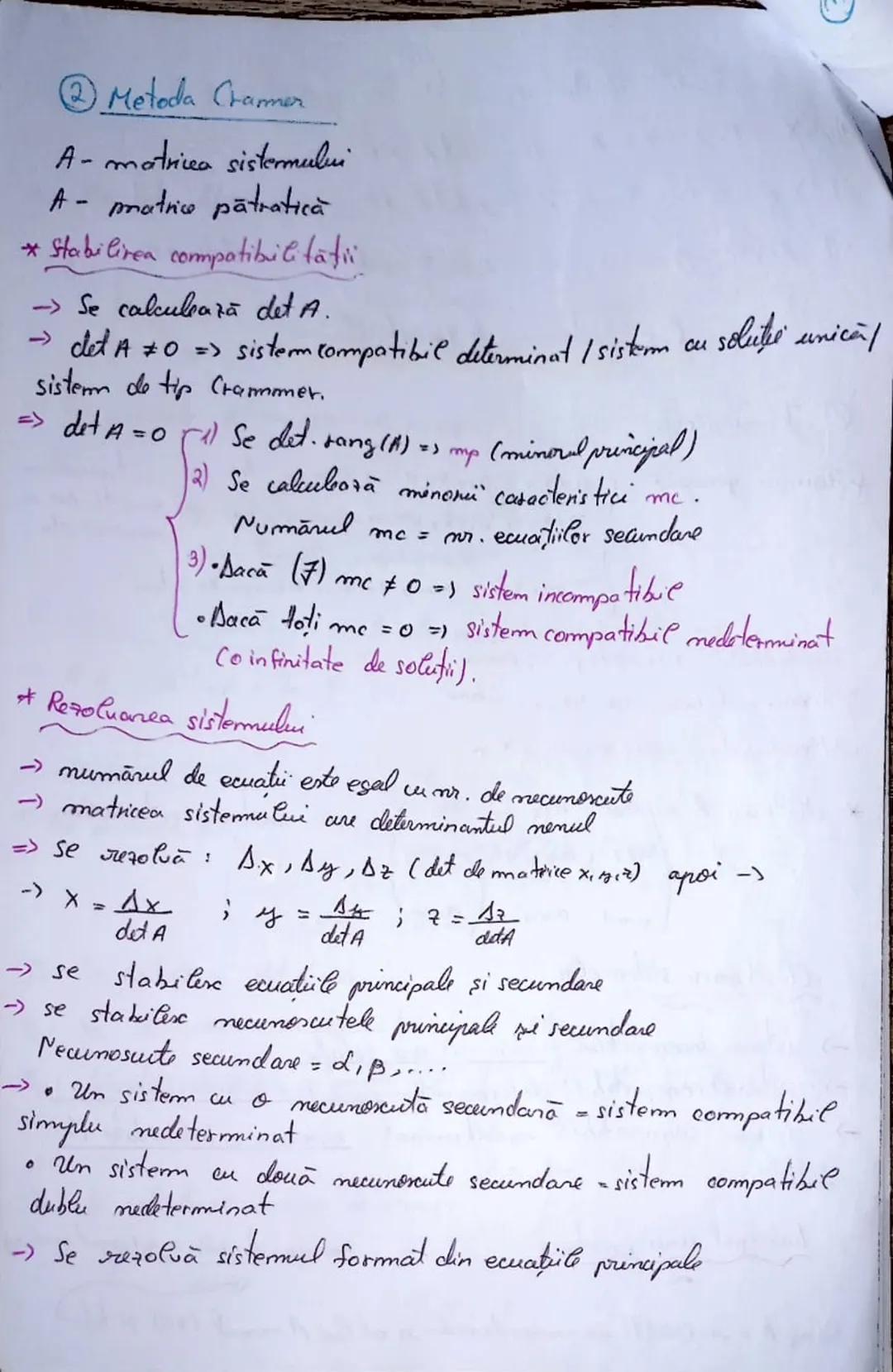 # Capitolul I : Matricea
4 Generalități
→ Forma generală: $A = \begin{pmatrix} a_{11} & a_{12} & \dots & a_{1m} \\ a_{21} & a_{22} & \dots