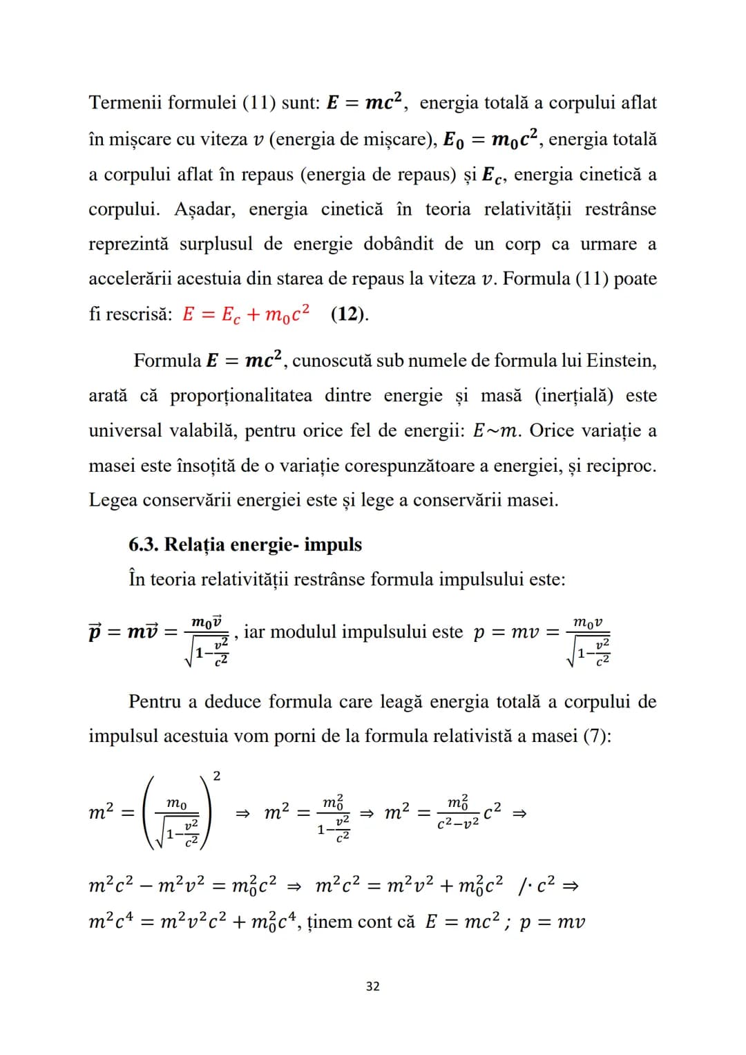 # Fizică - Curs 4
# Teoria relativității restrânse (TRR)
Teoria relativității restrânse studiază fenomenele fizice în raport
cu sistemele