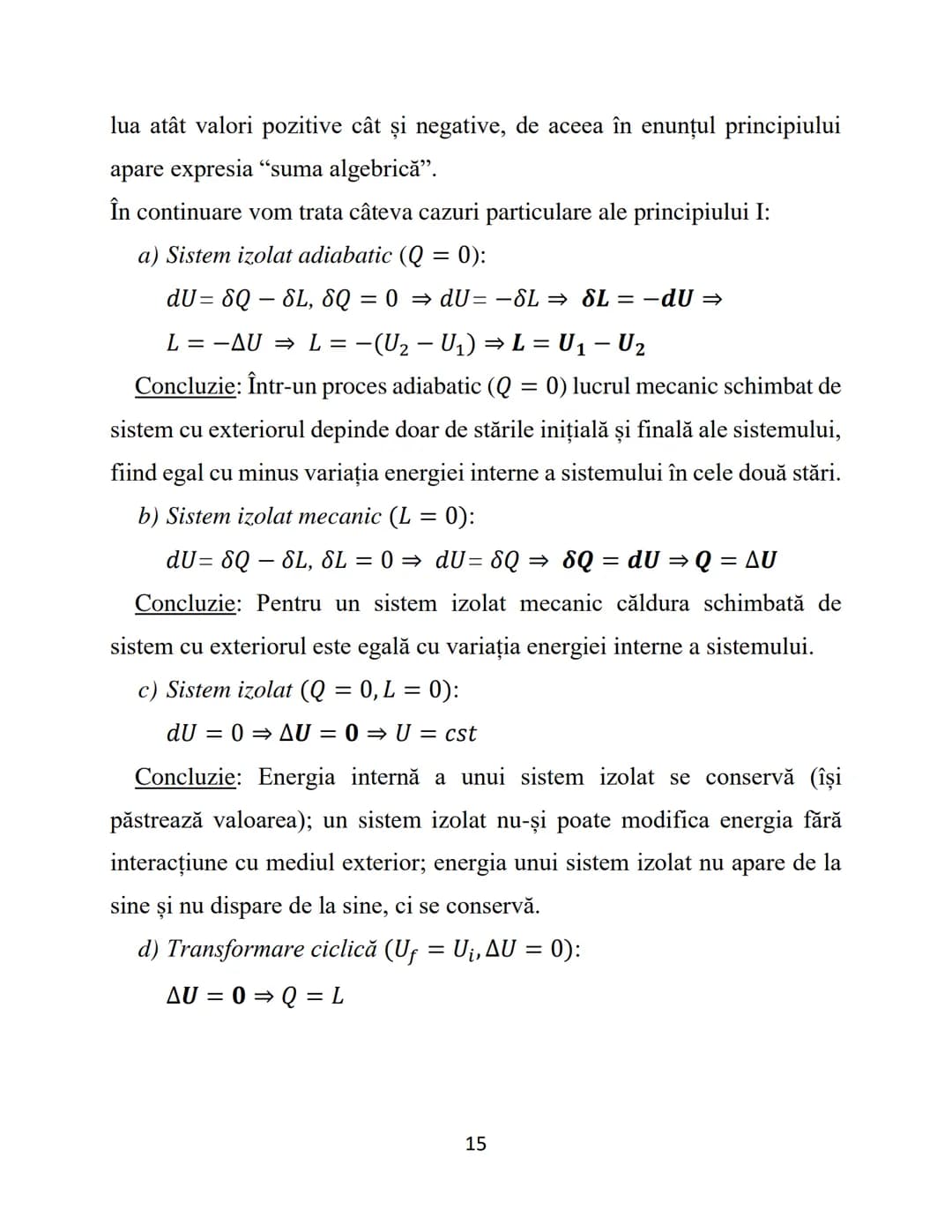 # Fizică - Curs 5
# Elemente de Termodinamică și Fizică statistică – I
În următoarele două cursuri vom studia noțiuni generale de
termodin