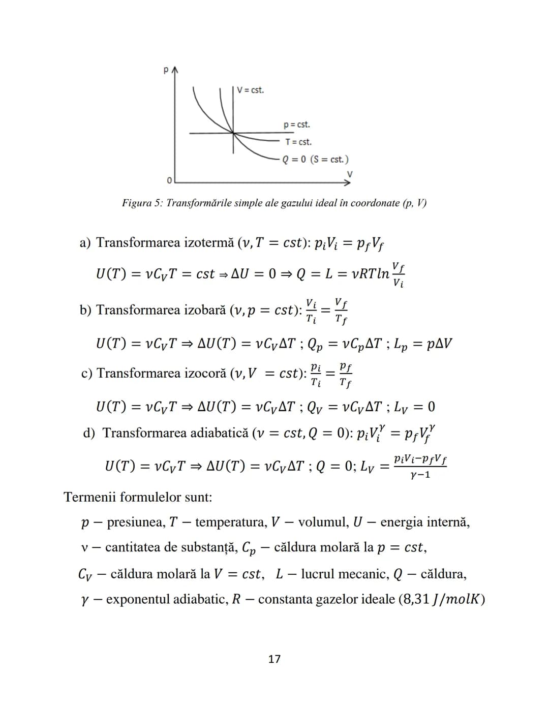 # Fizică - Curs 5
# Elemente de Termodinamică și Fizică statistică – I
În următoarele două cursuri vom studia noțiuni generale de
termodin