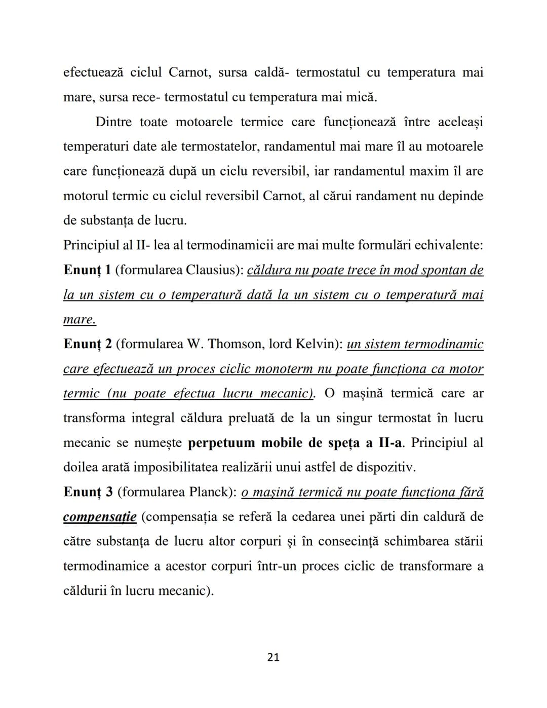 # Fizică - Curs 5
# Elemente de Termodinamică și Fizică statistică – I
În următoarele două cursuri vom studia noțiuni generale de
termodin