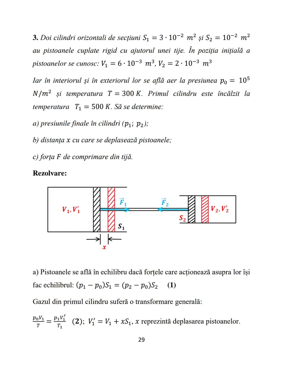 # Fizică - Curs 5
# Elemente de Termodinamică și Fizică statistică – I
În următoarele două cursuri vom studia noțiuni generale de
termodin