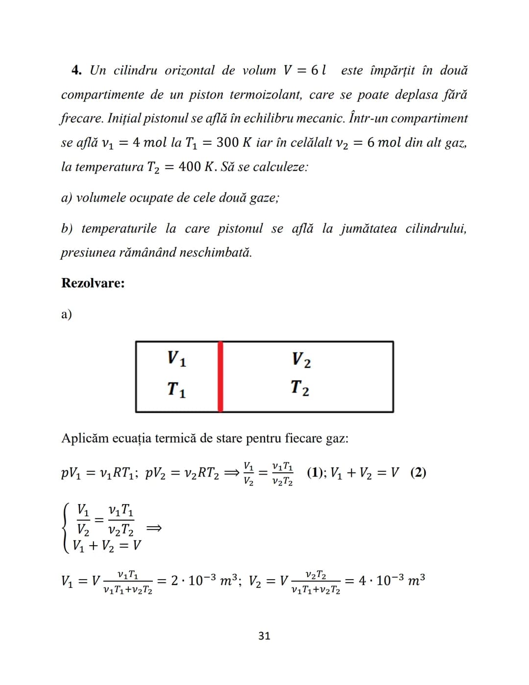 # Fizică - Curs 5
# Elemente de Termodinamică și Fizică statistică – I
În următoarele două cursuri vom studia noțiuni generale de
termodin