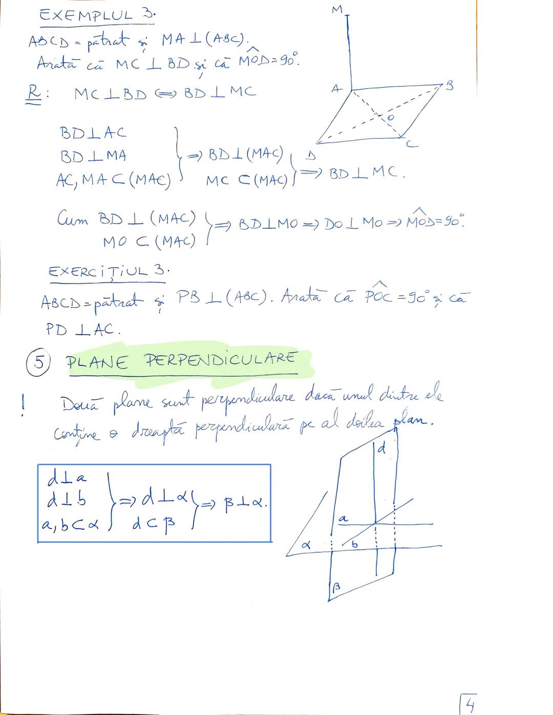 # 2 DREAPTA PARALELA CU UN PLAN
! O dreaptă este paralelă cu un plan dacă este paralelă cu o dreaptă din plan.
$a \parallel b \implies a \