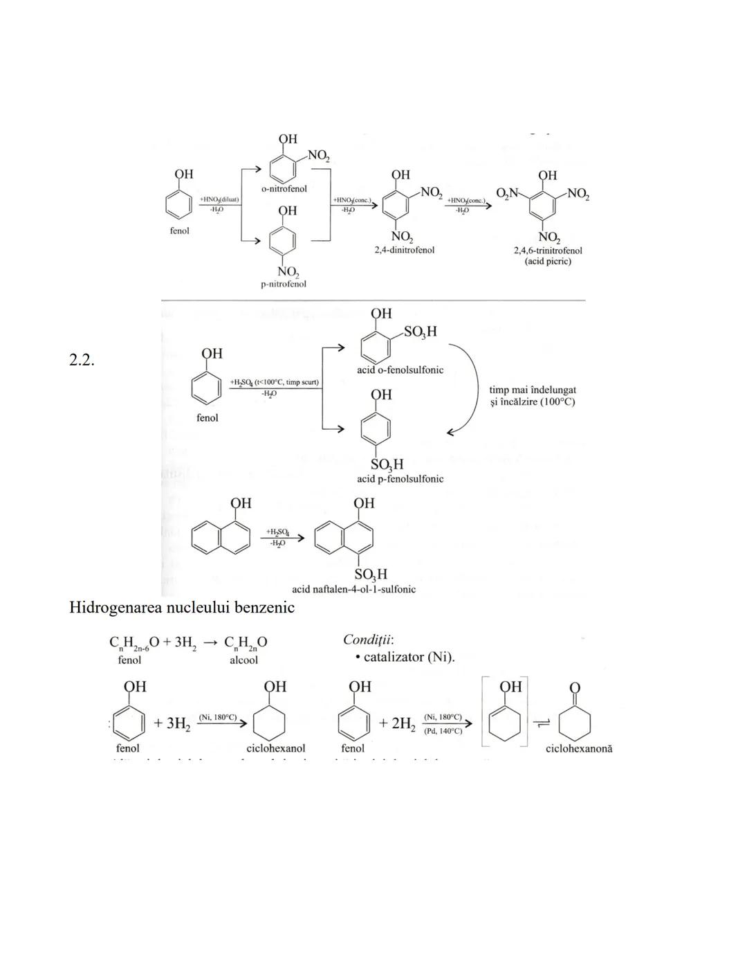 # Fenolii
Caracterizare generală
Fenolii sunt compuși hidroxilici ce conțin grupa hidroxil (-OH) legată de un atom de carbon
hibridizat sp