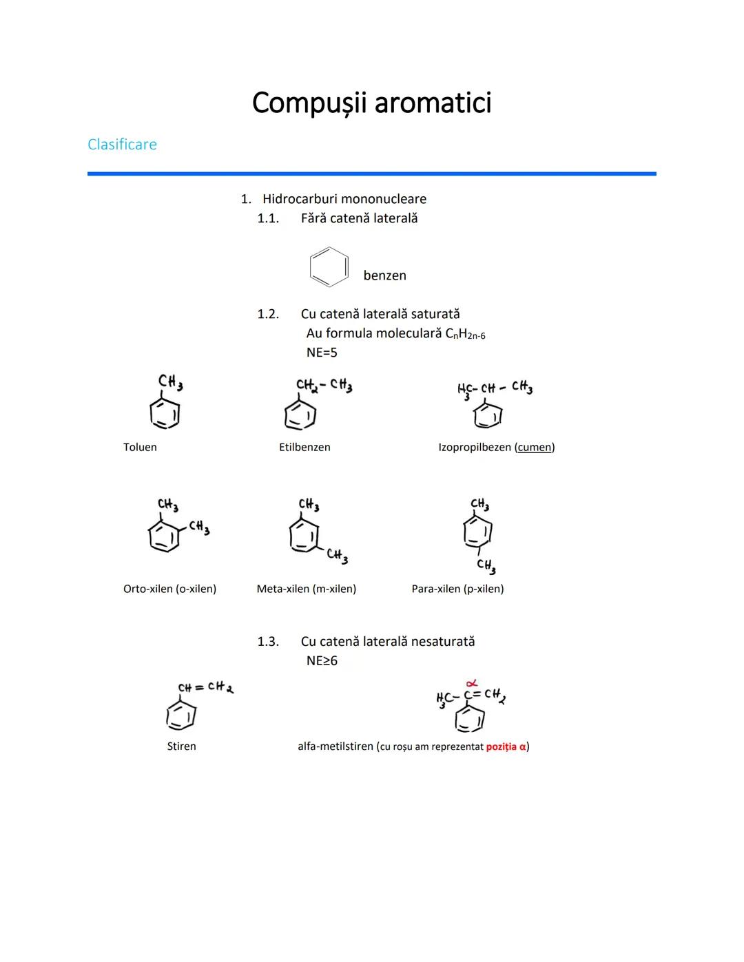 2.Hidrocarburi polinucleare
1.1. Cu catene condensate
10
Naftalina
(are poziții alfa şi poziţii beta)
Fenantren
(am folosit culori pentru a