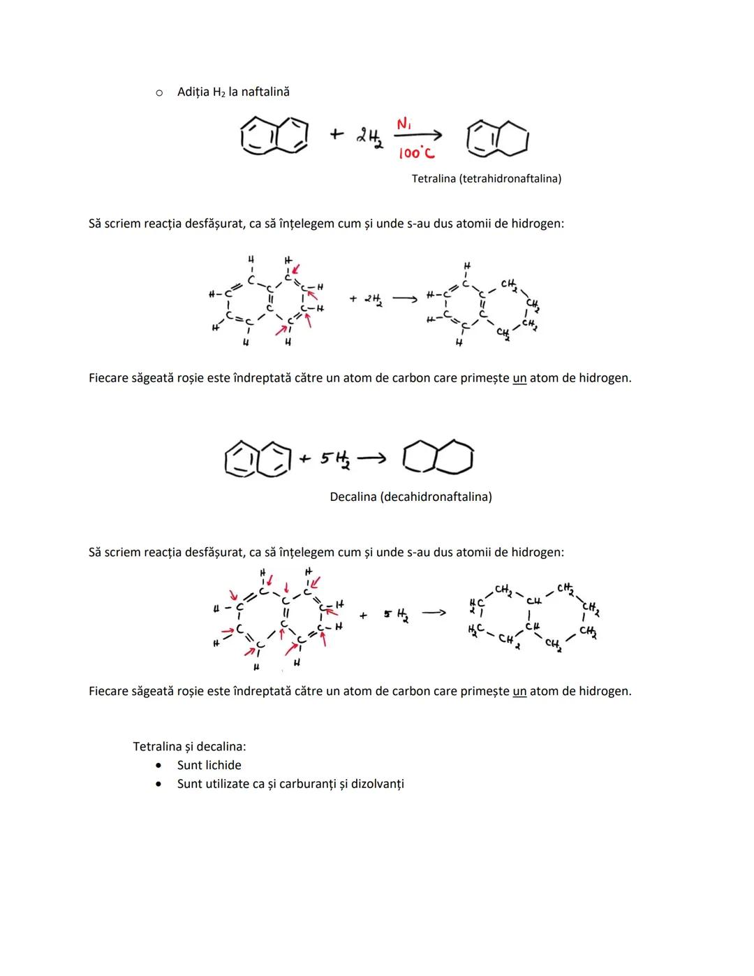 2.Hidrocarburi polinucleare
1.1. Cu catene condensate
10
Naftalina
(are poziții alfa şi poziţii beta)
Fenantren
(am folosit culori pentru a