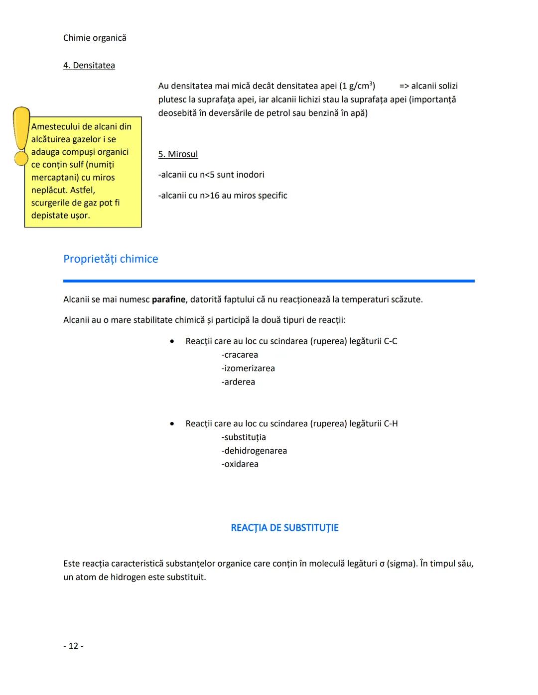 # Chimie organică
# Alcanii
## Generalități
- sunt hidrocarburi saturate
- au formula generală $C_nH_{2n+2}$
- toți atomii de C sunt hibr