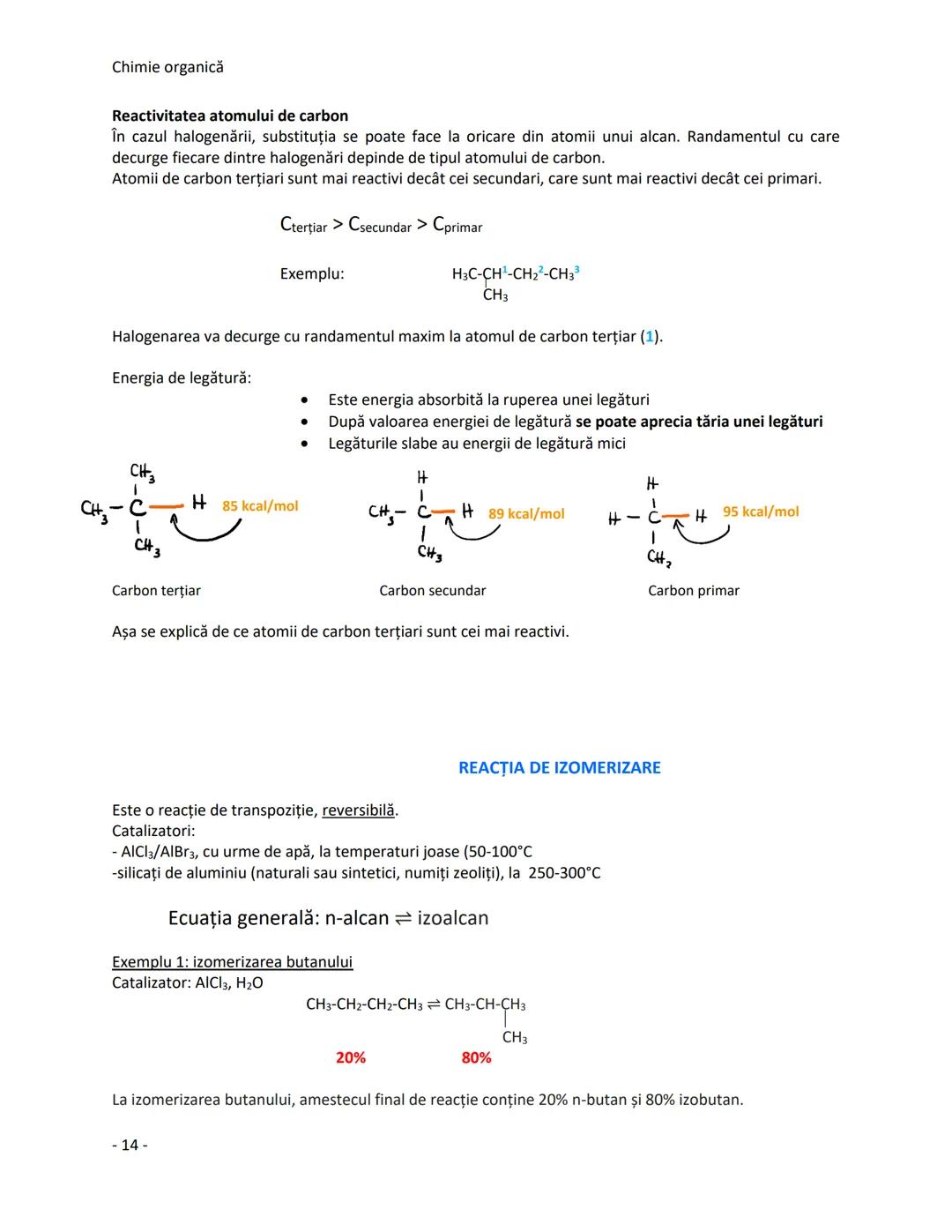 # Chimie organică
# Alcanii
## Generalități
- sunt hidrocarburi saturate
- au formula generală $C_nH_{2n+2}$
- toți atomii de C sunt hibr