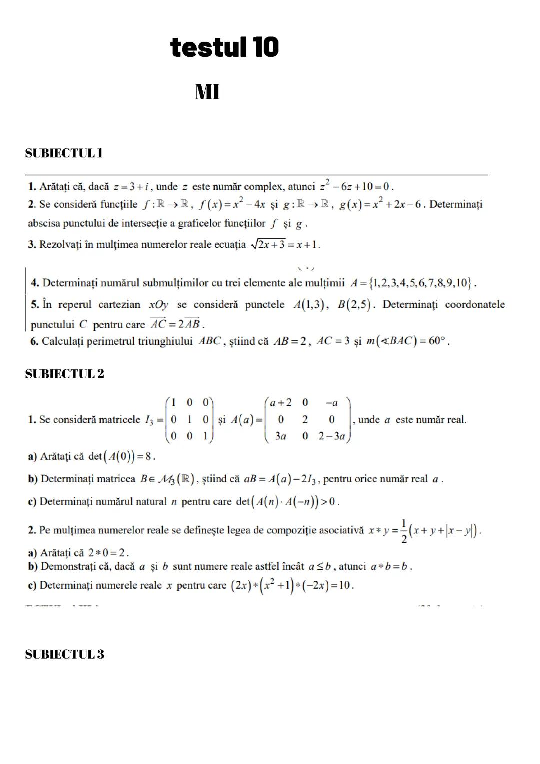 Subiect bac mate info