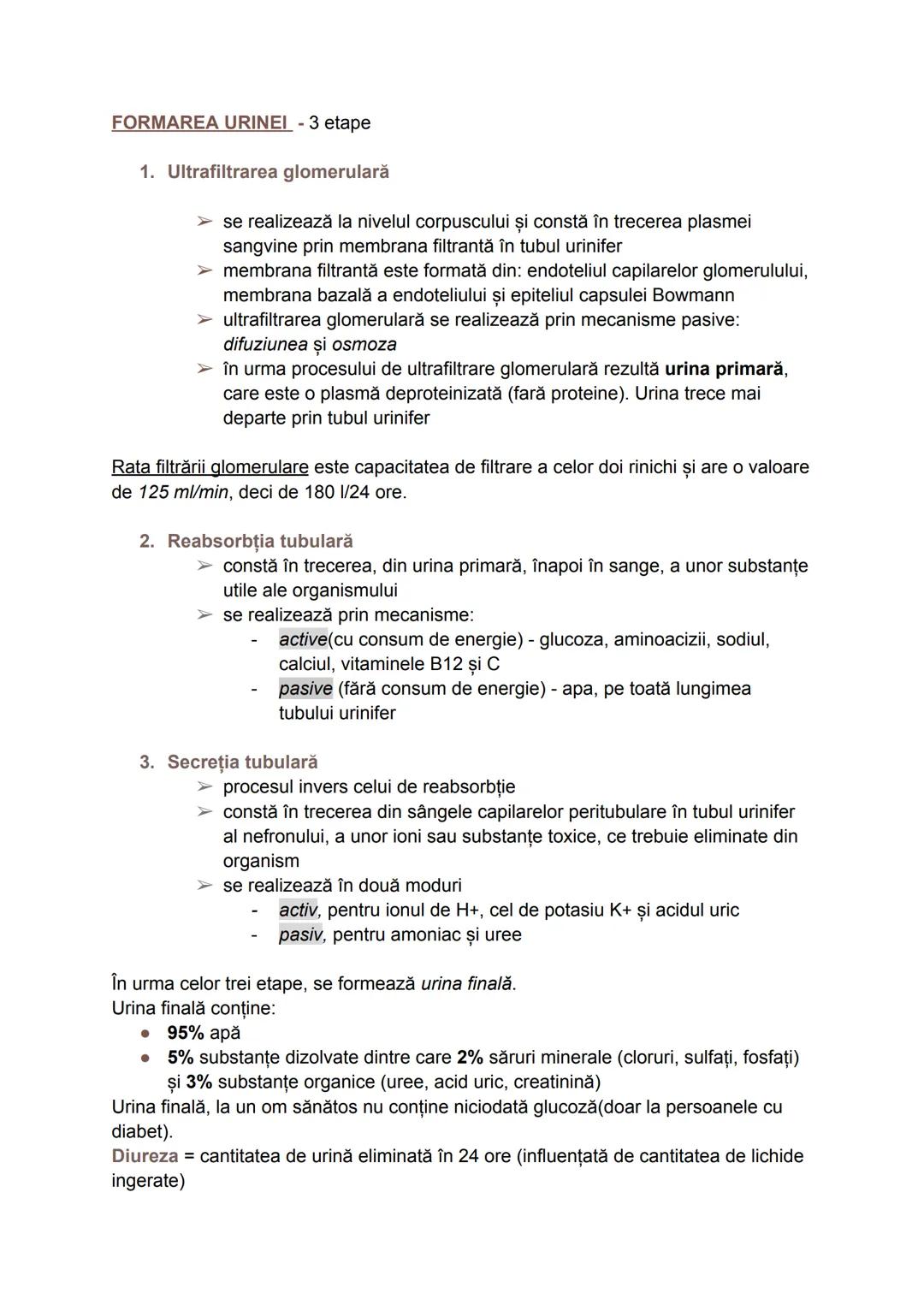 excreția # EXCRETIA
→ procesul prin care apa, substanțele
nefolositoare și cele în exces se elimină
din organism, sub formă de urină.
→ con