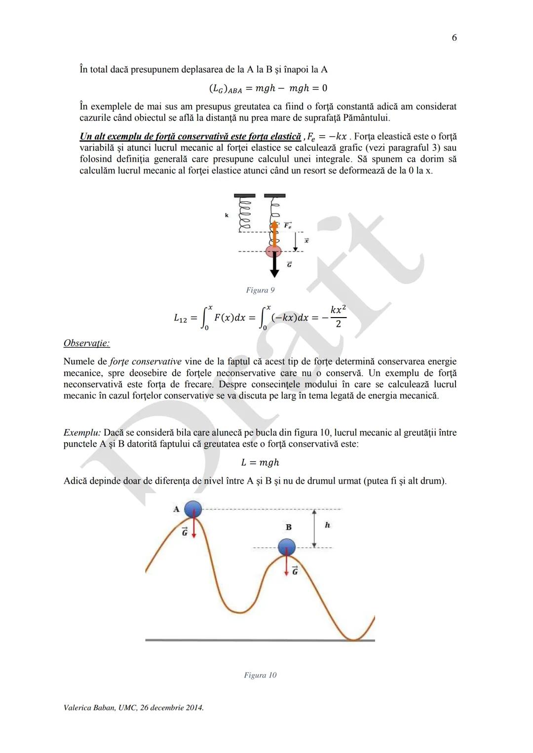 --- OCR Start ---
Lucrul mecanic. Puterea mecanică.
1
In acestă prezentare sunt discutate următoarele subiecte:
✓ Definitia lucrului mecanic
