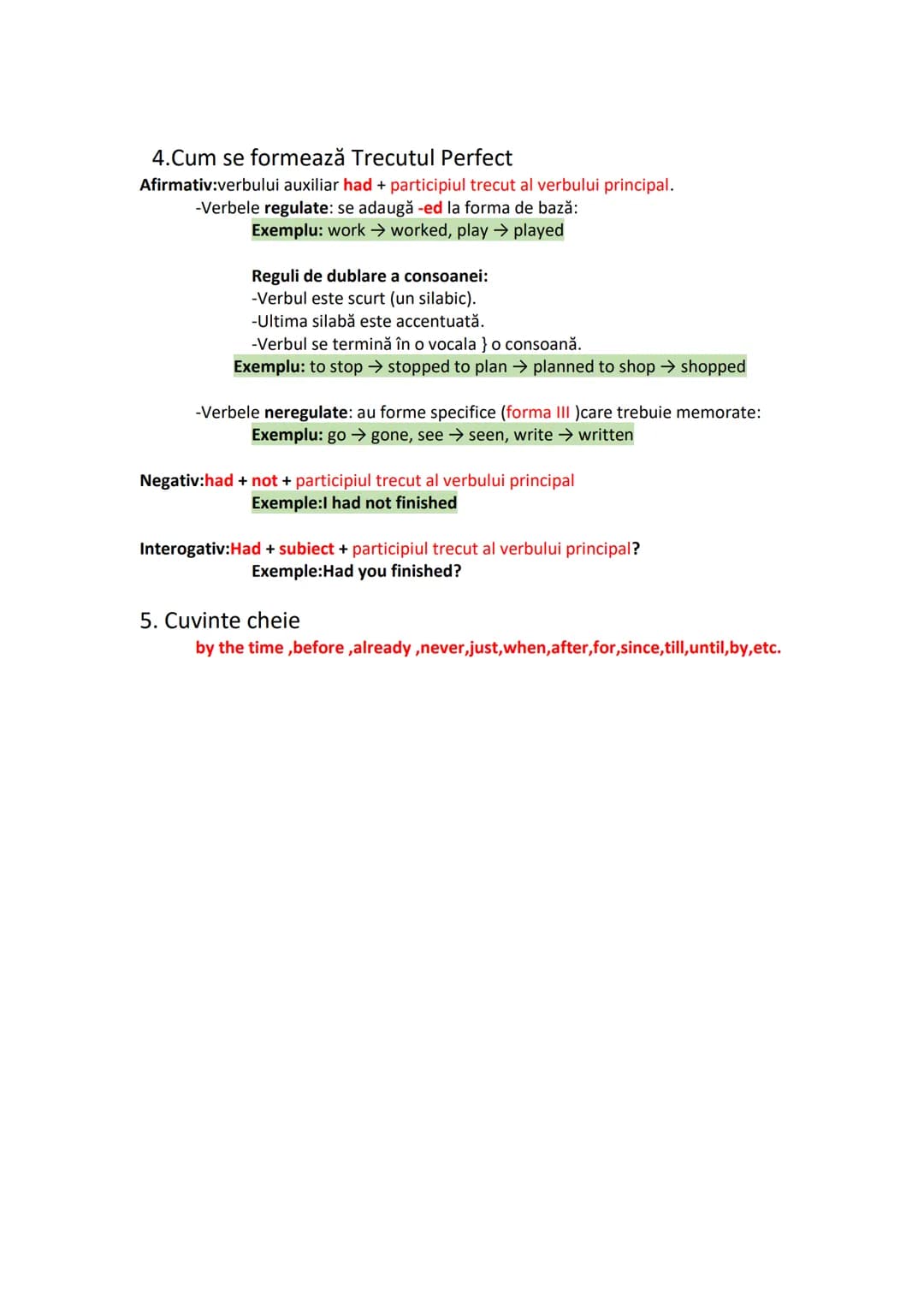 16 Trecutul Perfect {Past Perfect}
1. Definiția Trecutului Perfect
Trecutul Perfect este un timp verbal folosit pentru a exprima o acţiune
