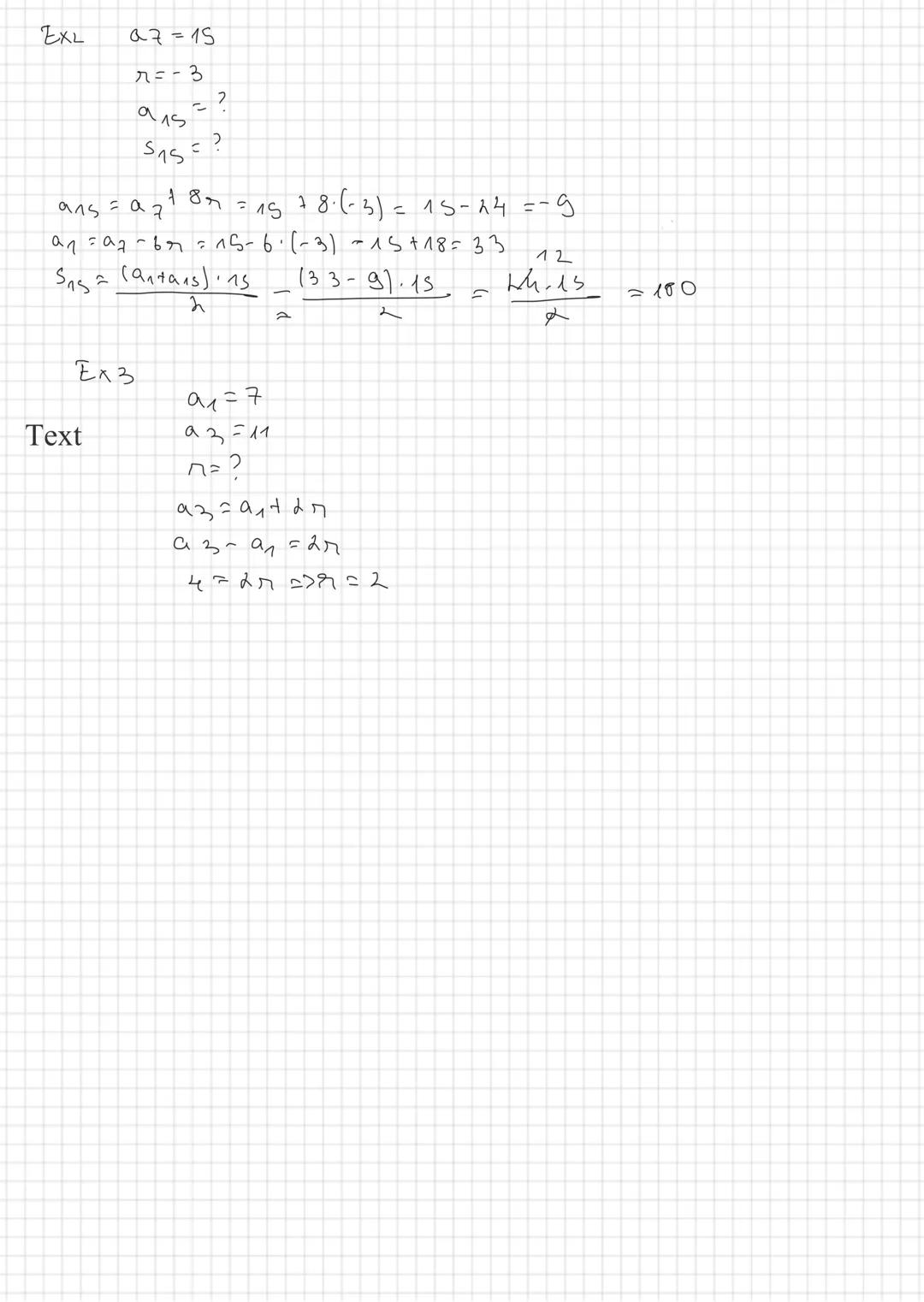 --- OCR Start ---
Progresie aritmeliu
13.11. 2023
Def. Numim progresie aritmetica un sir in care diferenta
dintre oricare 2 termeni consecut